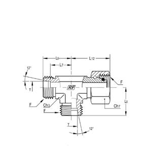 意大利RACFLUID 24° DIN锥形接头2TGD-12