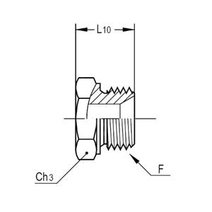 意大利RACFLUID 60° BSP 锥形密封管件4JMR-1/8