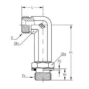 意大利RACFLUID 60° BSP 锥形密封管件4COA-1.1/2
