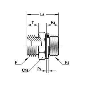 意大利RACFLUID 60° BSP 锥形密封管件4M-1/8-3/8