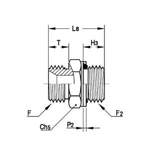 意大利RACFLUID 60° BSP 锥形密封管件4M2-1.1/2-48