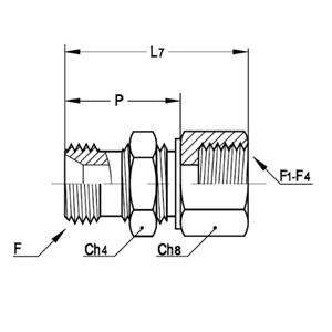 意大利RACFLUID 60° BSP 锥形密封管件4MFP-1.1/2