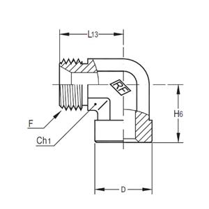 意大利RACFLUID 60° BSP 锥形密封管件4CFS-1