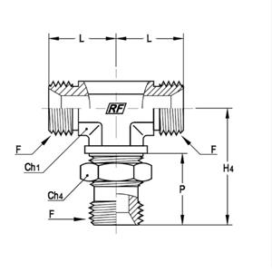 意大利RACFLUID 60° BSP 锥形密封管件4TUPL-1.1/2