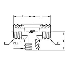 意大利RACFLUID 60° BSP 锥形密封管件4KU-1.1/2