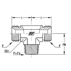 意大利RACFLUID 60° BSP 锥形密封管件4TL1-1/2-3/4