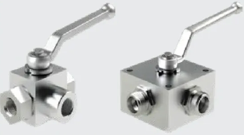 德国FLUTEC多通球阀KH4-G1/2-L-1112-01X