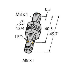 德国TURCK图尔克电感式传感器BI2-M08E-AN6X-V1131