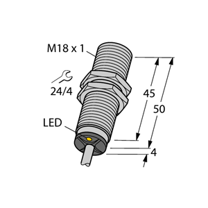 德国TURCK图尔克电感式传感器BI8-M18-VN6X