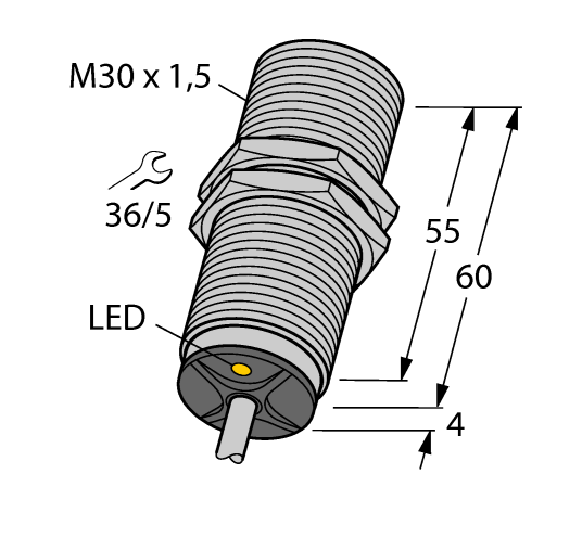 德国TURCK图尔克电感式传感器BI12-M30-AD6X
