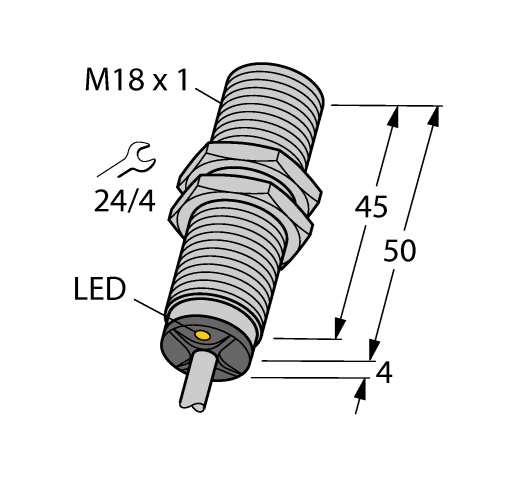 德国TURCK图尔克电感式传感器BI7-M18-AD6X