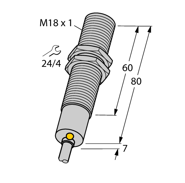 德国TURCK图尔克电感式传感器BI5-M18-AZ3X/S120