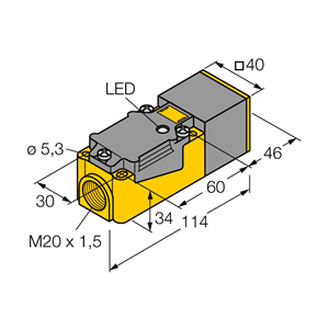 德国TURCK图尔克电感式传感器NI20-CP40-Y1X