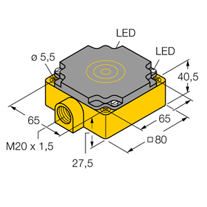 德国TURCK图尔克电感式传感器NI50-CP80-FZ3X2