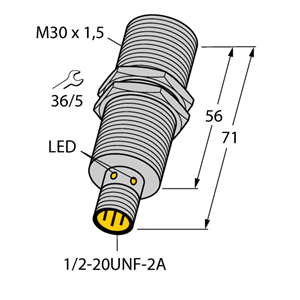 德国TURCK图尔克电感式传感器BI10U-G30-ADZ30X2-B3131