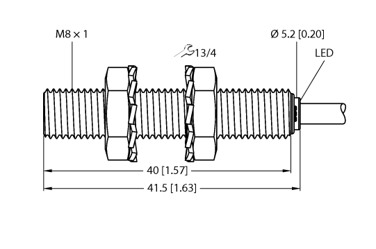 德国TURCK图尔克电感式传感器BI2-EG08-AP6X