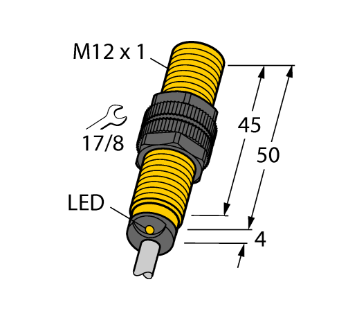 德国TURCK图尔克电感式传感器NI8U-S12-AP6X