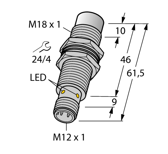 德国TURCK图尔克电感式传感器NI15U-EM18MWD-VP6X-H1141