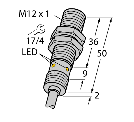 德国TURCK图尔克电感式传感器BI4U-EM12WD-AP6X