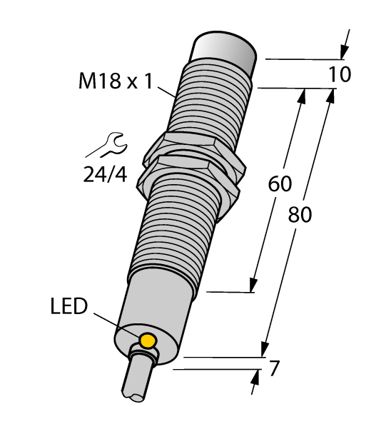 德国TURCK图尔克电感式传感器NI8-M18-AP6X/S120