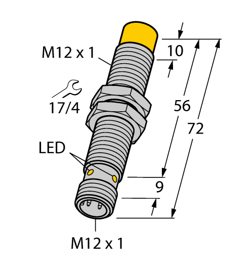 德国TURCK图尔克电感式传感器NI8U-M12EE-AP6X-H1141
