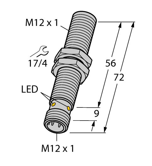 德国TURCK图尔克电感式传感器BI3U-M12EE-AP6X-H1141