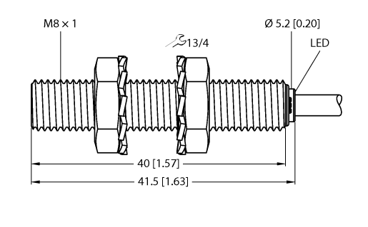德国TURCK图尔克电感式传感器BI1.5-EG08-AN6X