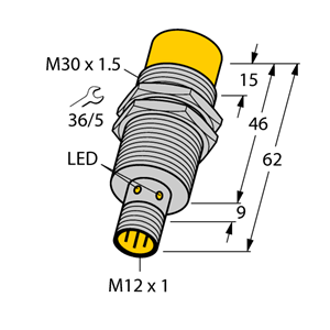 德国TURCK图尔克电感式传感器NI20U-EM30-AP6X-H1141
