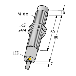 德国TURCK图尔克电感式传感器NI8-M18-AP6X/S120