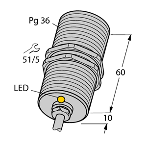 德国TURCK图尔克电感式传感器BI20-G47-AP4X