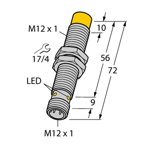 德国TURCK图尔克电感式传感器NI8U-M12EE-AP6X-H1141