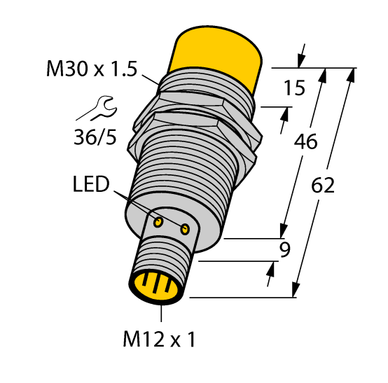 德国TURCK图尔克电感式传感器NI30U-M30-RP6X-H1141