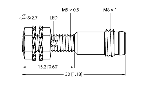 德国TURCK图尔克电感式传感器BI1-EG05K-AP6X-V1331