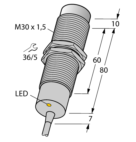 德国TURCK图尔克电感式传感器NI15-M30-AZ3X/S120