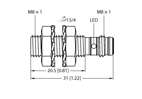 德国TURCK图尔克电感式传感器BI1.5-EG08K-AP6X-V1131