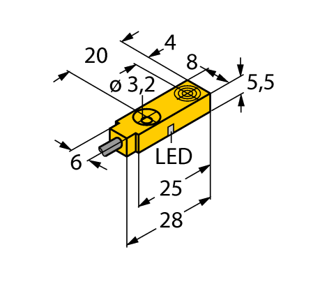 德国TURCK图尔克电感式传感器BI2-Q5.5-AP6X/S34