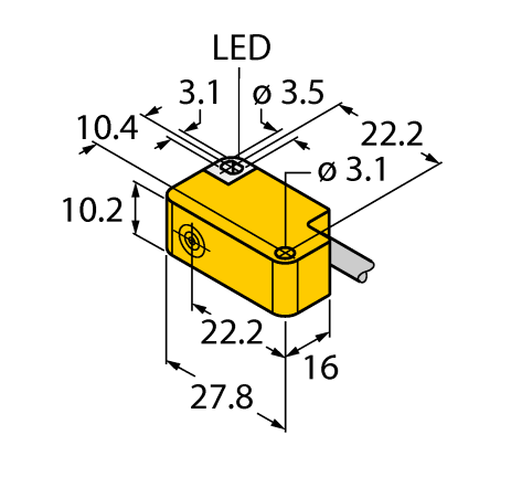 德国TURCK图尔克电感式传感器BI2-Q10S-AP6X