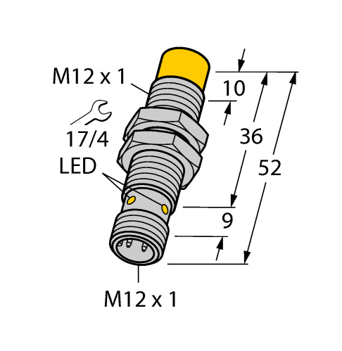 德国TURCK图尔克电感式传感器NI5-EM12-Y1X-H1141
