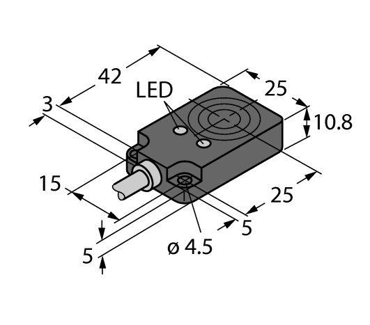 德国TURCK图尔克电感式传感器BI8U-Q10-AP6X2