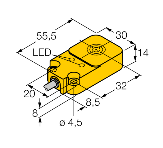 德国TURCK图尔克电感式传感器BI10U-Q14-AP6X2