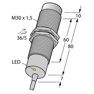 德国TURCK图尔克电感式传感器NI15-M30-AZ3X/S120