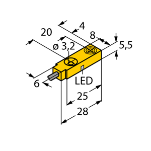德国TURCK图尔克电感式传感器BI2-Q5.5-AP6X/S34