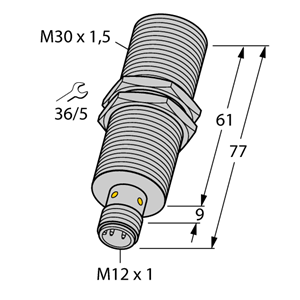德国TURCK图尔克电感式传感器BI15-M30E-LIU-H1141