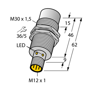 德国TURCK图尔克电感式传感器NI30U-EM30WD-AP6X-H1141