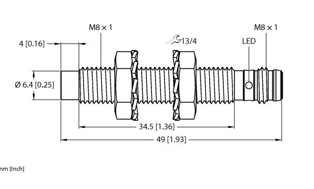 德国TURCK图尔克电感式传感器NI3-EG08-AN6X-V1131