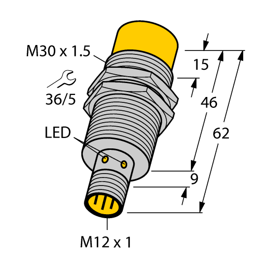 德国TURCK图尔克电感式传感器NI20U-M30-AP6X-H1141