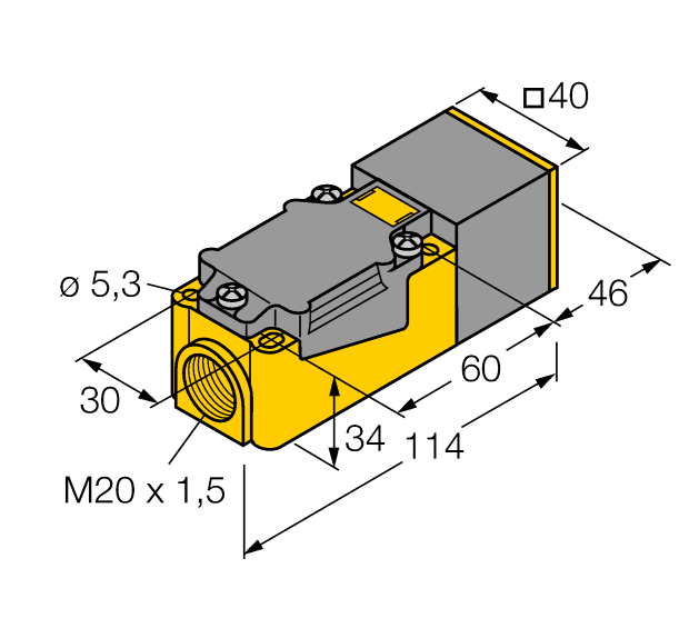 德国TURCK图尔克电感式传感器BI20-CP40-Y1X