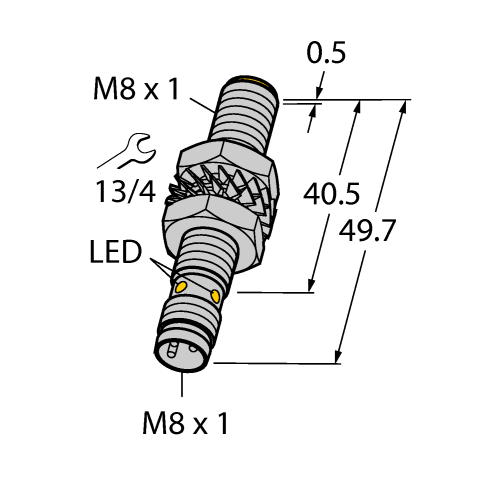 德国TURCK图尔克电感式传感器BI3-M08E-AP6X-V1131
