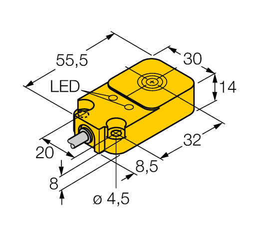 德国TURCK图尔克电感式传感器NI20-Q14-AP6X2