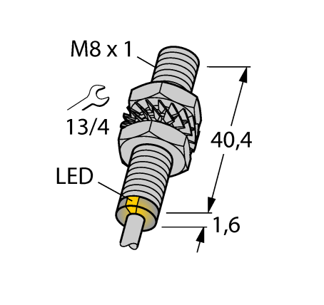 德国TURCK图尔克电感式传感器BI1.5U-EG08-AP6X
